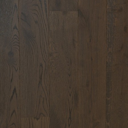 Parquet contrecollé Chêne Brazilian Brown Espressivo, Brossé, Vernis à l'eau