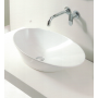 SAN MARCIANO CERAMICHE GOUTTE LAVABO À POSER 70X40 BLANC BRILLANT