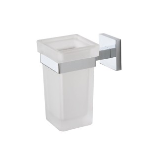 LINEA G GEA PORTE-BRUSH EN VERRE SATINÉ BLANC
