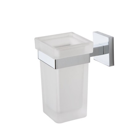 LINEA G GEA PORTE-BRUSH EN VERRE SATINÉ BLANC