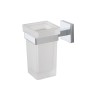 LINEA G GEA PORTE-BRUSH EN VERRE SATINÉ BLANC