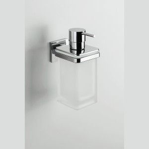 COLOMBO ACCESSORI BAGNO DISTRIBUTEUR DE SAVON EN VERRE MURAL BASIC Q