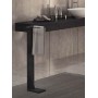 LINEA G ZEN PIANTANA 2 PORTE SERVIETTES FINITION ARDOISE