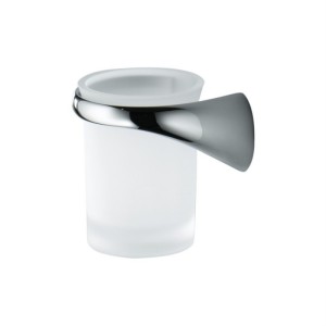 COLOMBO ACCESSORI BAGNO LIEN VERRE PORTE-BRUSH MURAL GAUCHE