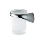 COLOMBO ACCESSORI BAGNO LIEN VERRE PORTE-BRUSH MURAL GAUCHE