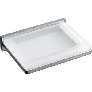 COLOMBO ACCESSORI BAGNO REGARD PORTE SAVON MURAL CHROME/VERRERIE