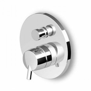 ZUCCHETTI SIMPLEMENT BEAU MITIGEUR DE DOUCHE AVEC DÉVIATEUR