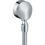 HANSGROHE FIXFIT SORTIE MURALE AVEC VANNE ANTI-REFLOU ET JOINT ARTICULÉ ET
