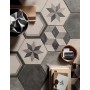 MARCA CORONA TERRA ANTHRACITE HÉXA 25X21.6
