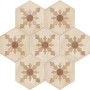 MARCA CORONA TERRE CARDINALE HEXAGONE VERS. C 25X21.6