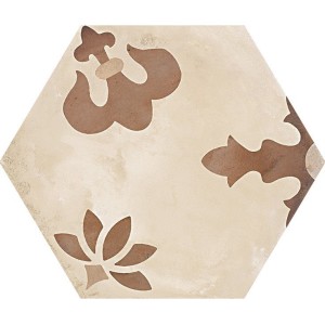 MARCA CORONA TERRA MIX GIGLI HEXAGONE VERS. C 25X21.6