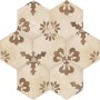 MARCA CORONA TERRA MIX GIGLI HEXAGONE VERS. C 25X21.6