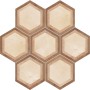 MARCA CORONA TERRE CADRE HEXAGONE VERS. C 25X21.6