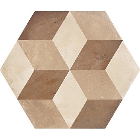 MARCA CORONA TERRE CUBE HEXAGONE VERS. C 25X21.6