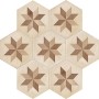 MARCA CORONA TERRE ÉTOILE HEXAGONE VERS. C 25X21.6