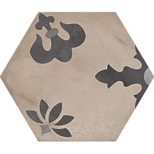MARCA CORONA TERRA MIX GIGLI HEXAGONE VERS. F 25X21.6