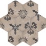 MARCA CORONA TERRA MIX GIGLI HEXAGONE VERS. F 25X21.6