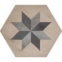 MARCA CORONA TERRA MIX HEXAGONE VERS. F 25X21.6