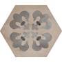 MARCA CORONA TERRA MIX HEXAGONE VERS. F 25X21.6