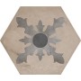 MARCA CORONA TERRA MIX HEXAGONE VERS. F 25X21.6