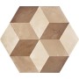 MARCA CORONA TERRA MIX HEXAGONE VERS. C 25X21.6