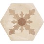 MARCA CORONA TERRA MIX HEXAGONE VERS. C 25X21.6