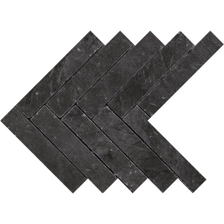 MARAZZI MYSTONE_ARDESIA ANTHRACITE MOSAÏQUE FLÈCHE