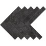 MARAZZI MYSTONE_ARDESIA ANTHRACITE MOSAÏQUE FLÈCHE