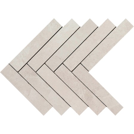 MARAZZI MYSTONE_ARDESIA BLANC MOSAÏQUE FLÈCHE