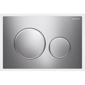 GEBERIT SIGMA 20 PLAQUE CHROME-SATINÉ-CHROME