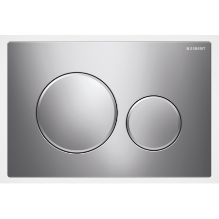 GEBERIT SIGMA 20 PLAQUE CHROME-SATINÉ-CHROME