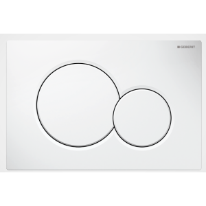 GEBERIT SIGMA 01 PLAQUE BLANCHE