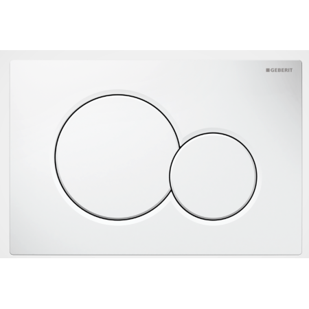 GEBERIT SIGMA 01 PLAQUE BLANCHE