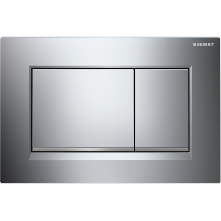 GEBERIT SIGMA 30 PLAQUE SATINÉE-CROMÉE-SATINÉE