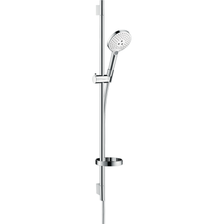 HANSGROHE RAINDANCE SELECT S SET DE DOUCHE 120 3JET AVEC RAIL DE DOUCHE 90 CM ET PORTE-SAVON BLANC/CHROME