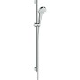 HANSGROHE CROMA SELECT ET KIT DE DOUCHE VARIO AVEC RAIL DE DOUCHE 90 CM BLANC/CHROME