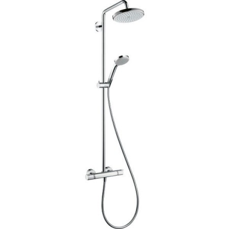 HANSGROHE CROMA SHOWERPIPE 220 1JET AVEC THERMOSTATIQUE CHROME