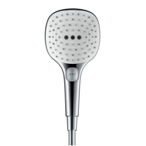 HANSGROHE RAINDANCE SELECT E DOCCETTA 120 3 JET BLANC/CHROME