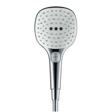 HANSGROHE RAINDANCE SELECT E DOCCETTA 120 3 JET BLANC/CHROME