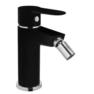 ITALMIX DIVINA NOIR MELANGEUR BIDET AVEC ÉVACUATION