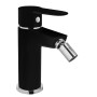 ITALMIX DIVINA NOIR MELANGEUR BIDET AVEC ÉVACUATION
