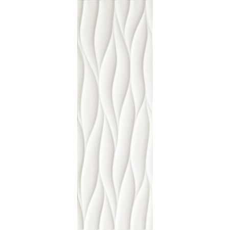 FAP CERAMICHE LUMINA 75 CURVES BLANC BRILLANT 25X75