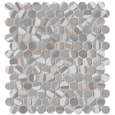 FAP CERAMICHE COLOR LINE DECO ROND MOSAÏQUE 29.5X32.5