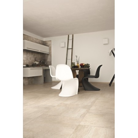 REX CÉRAMIQUES ARDOISE IVORY MATT 40x80 RÉCTIFIÉ 9mm