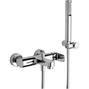 PAFFONI CANDY MITIGEUR DE BAIGNOIRE EXTERNE AVEC ENSEMBLE DE DOUCHE FIXE