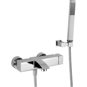 PAFFONI NIVEAU MITIGEUR DE BAIGNOIRE EXTERNE AVEC ENSEMBLE DE DOUCHE FIXE