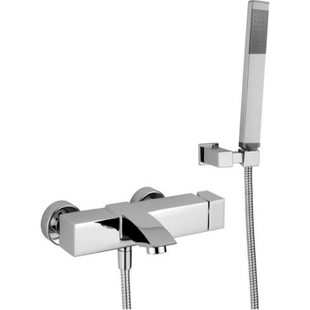 PAFFONI NIVEAU MITIGEUR DE BAIGNOIRE EXTERNE AVEC ENSEMBLE DE DOUCHE FIXE