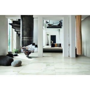 REX CÉRAMIQUES LES CLASSIQUES CALACATTA GOLD BRILLANT 120x120 6mm