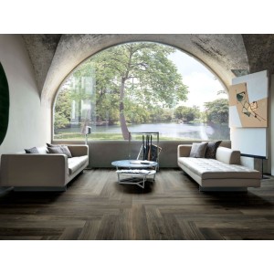 REX CERAMICHE PLANCHES CHOCO MATTE 26.5x180 RETTIFICATO 9mm