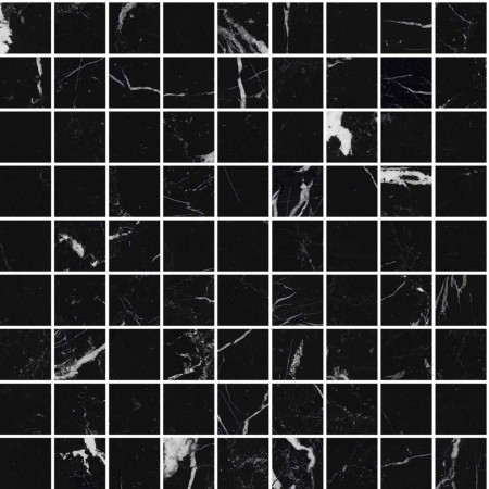 MARAZZI ALLMARBLE_FLOOR CARRELAGE ÉLÉGANT NOIR MOSAÏQUE 30X30